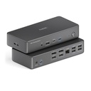 VL-D210DL Док-станція Vuelogic 14-в-1 USB-C DisplayLink: вхід USB 3.2 Gen2 із заряджанням PD 100 Вт, швидкість передачі даних 10 Гбіт/с, вихід на подвійний екран HDMI і DP, 4 порти USB 10 Гбіт/с, Gigabit Ethernet тощо!