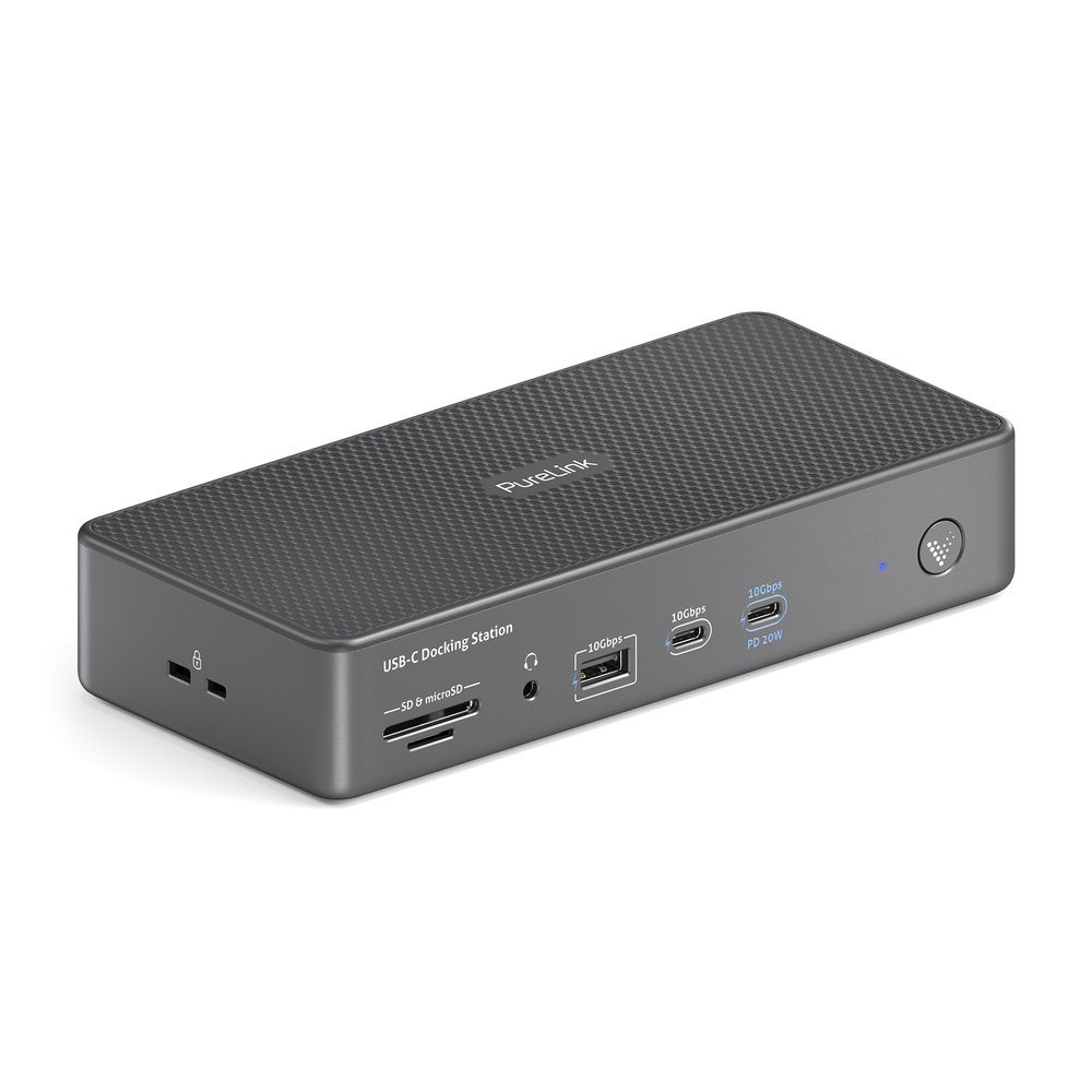 VL-D220 Док-станція 15-в-1 Вхід USB-C 3.2 Gen2,вихід 3 екрани, Ethernet, Аудіовихід