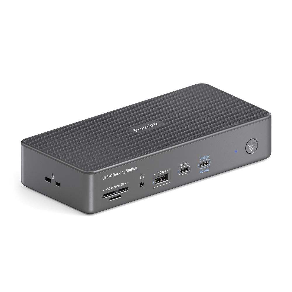 VL-D230DL Док-станція 18-в-1 USB-C DisplayLink-1x HDMI 2.1 8K30, 2x HDMI 2.0 4K60, 1x DP 1.4.,2x DP