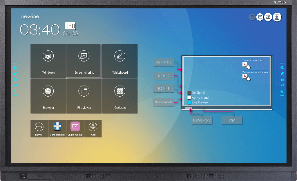 Newline LYRA 86&quot; (TT-8623QAS)
