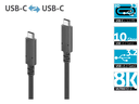 PI6000-050 Активний кабель 8K USB-C до USB-C з E-маркером - USB 3.2 Gen2x1, 3A, 10 Гбіт/с - PureInstall 5.00m