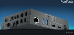 PT-HUB-100 Док-станція ProAV USB-C в режимі - 4K (60 Гц 4:4:4) USB-C + 100 Вт PD Подвійний вихід 4K HDMI, USB3.2 і Ethernet